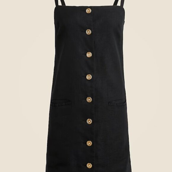 J. Crew US Tall Claudia dress in linen Size Tall Large - Picture 1 of 6